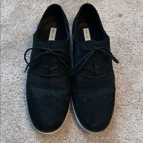Kelly & Katie Shoes - Black Dressy Sneakers Size 10